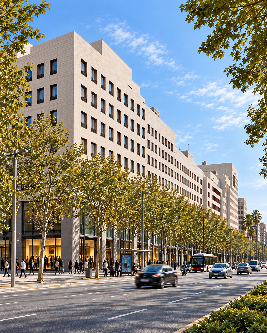 Edificio de L'Illa Diagonal en Barcelona