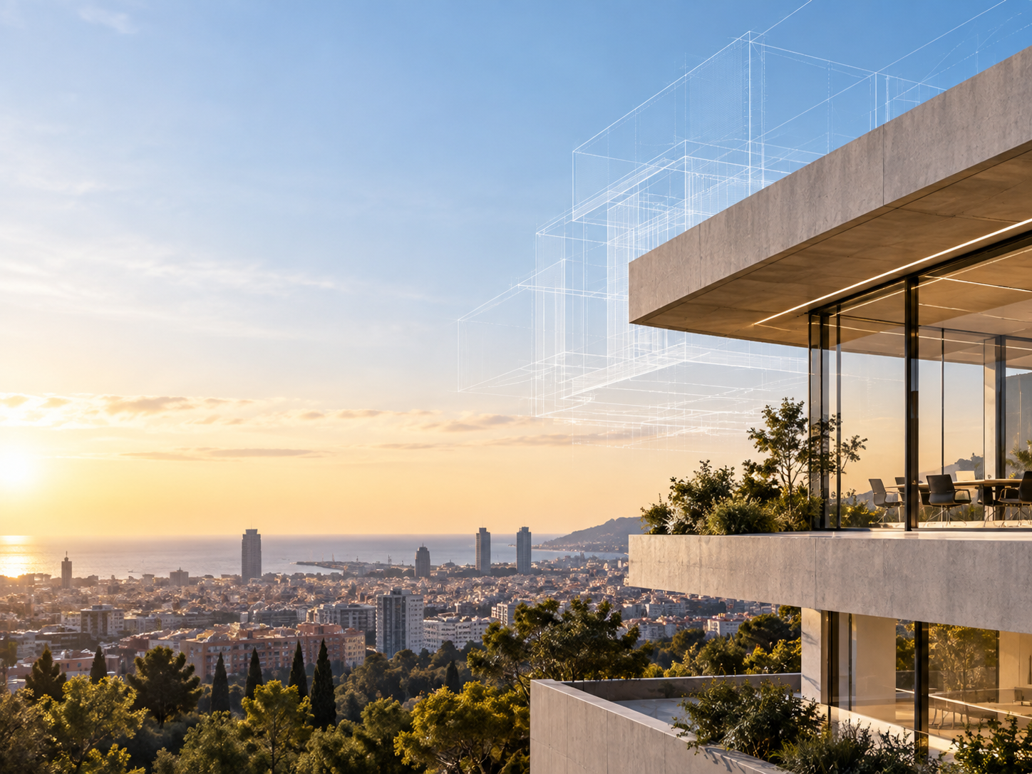 Arquitectura contemporánea con vistas a Barcelona - G4 Group